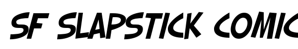 SF Slapstick Comic font preview